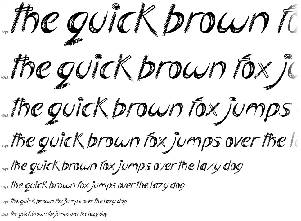 Big Easyfont waterfall