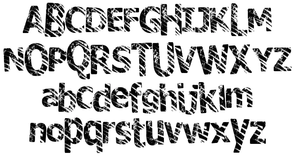 Big Partyfont specimens