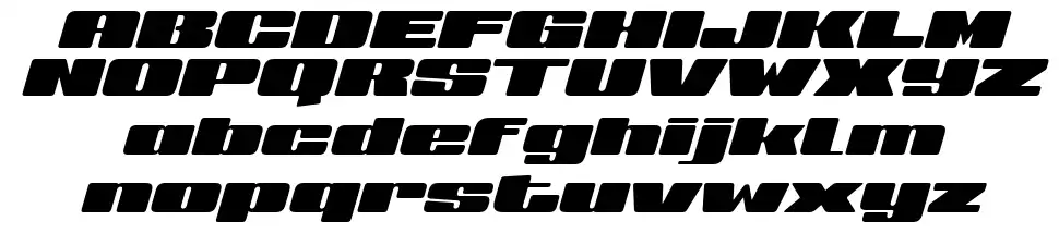 BIG Slantedfont specimens