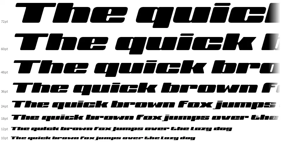 BIG Slantedfont waterfall
