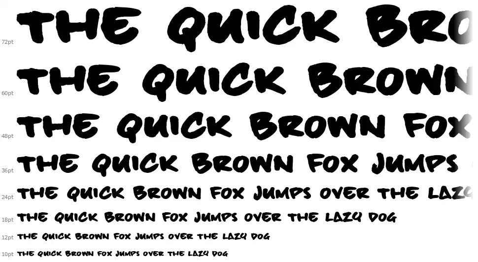 Billie BoldHandfont waterfall