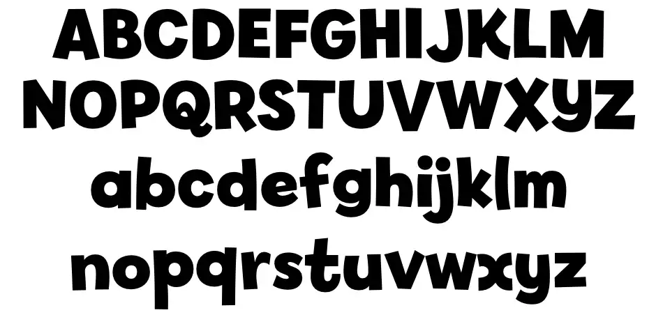 Billy Bold Espécimes Billy Boldfont specimens
