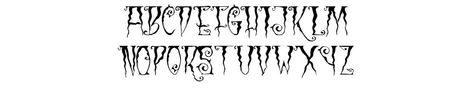 Black Cowfont specimens
