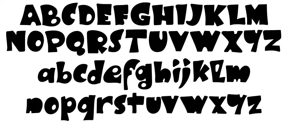 Black Rubyfont specimens