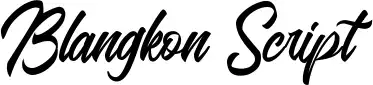 Blangkon Script