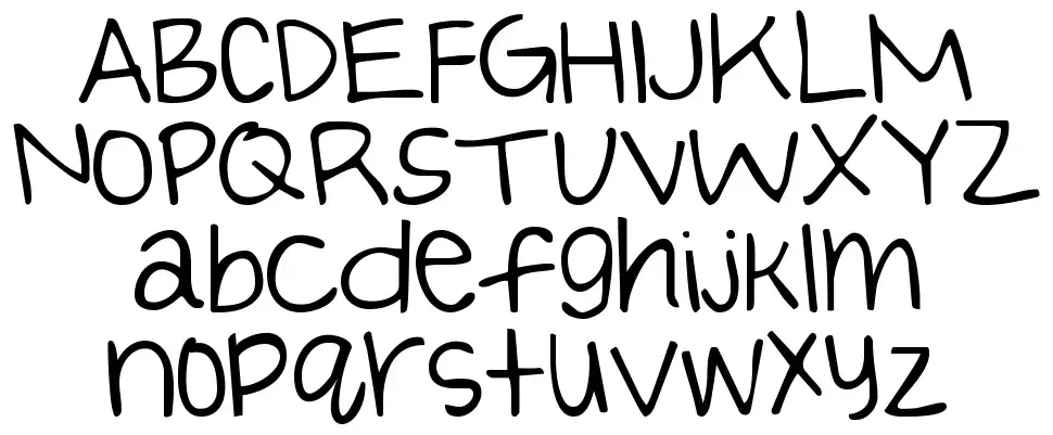 Blessings through Raindropsfont specimens