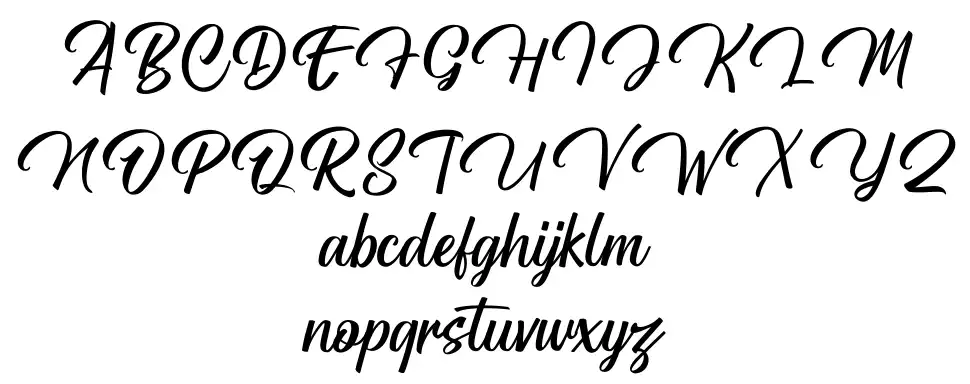 Blestive Scriptfont specimens