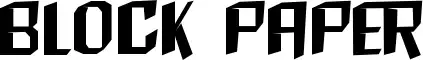 Block Paper