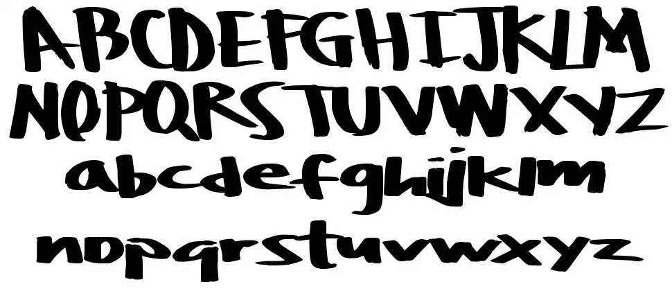 Boulder Roughfont specimens