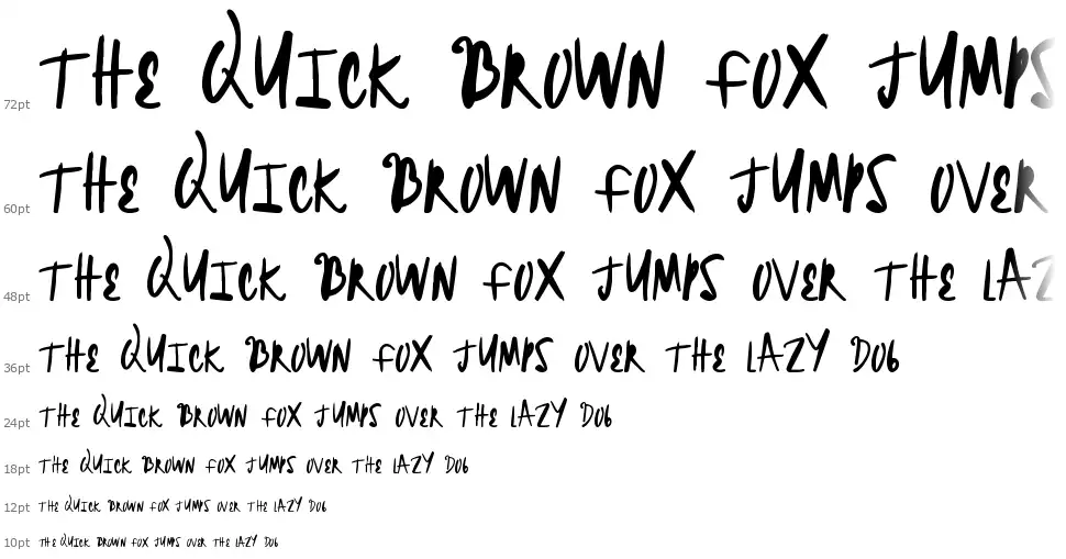 Bright Headlinefont waterfall