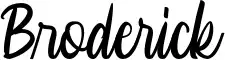 Broderick