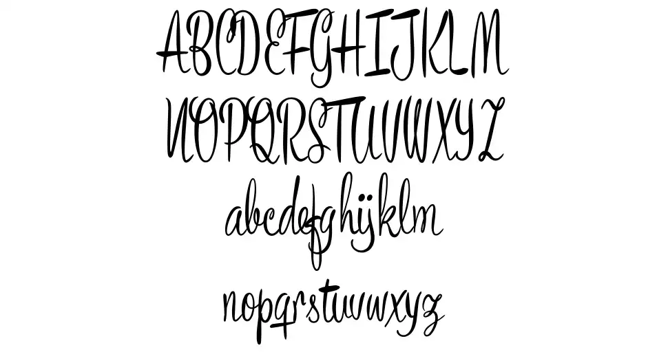 Bronze Scriptfont specimens