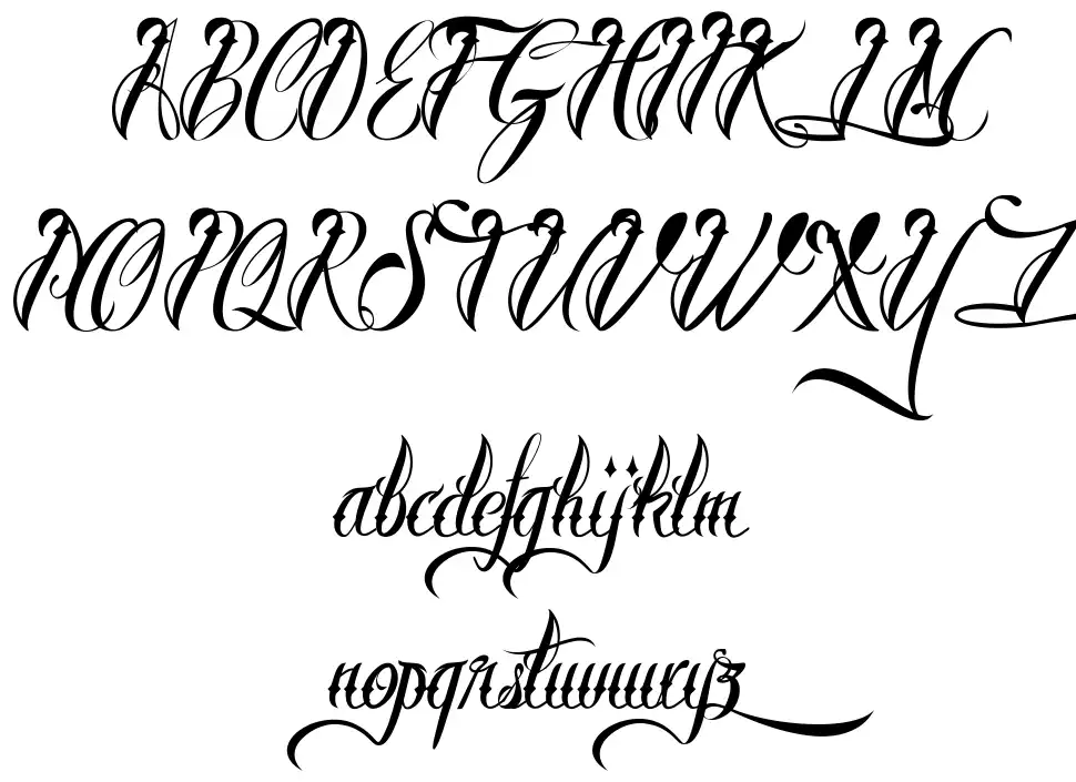 Brother Tattoofont specimens
