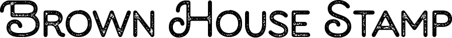 Brown House Stamp