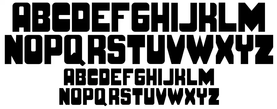 Brutofont specimens