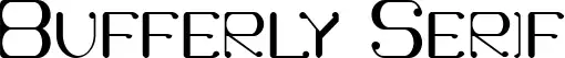 Bufferly Serif