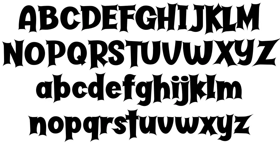 Butter Hauntedfont specimens