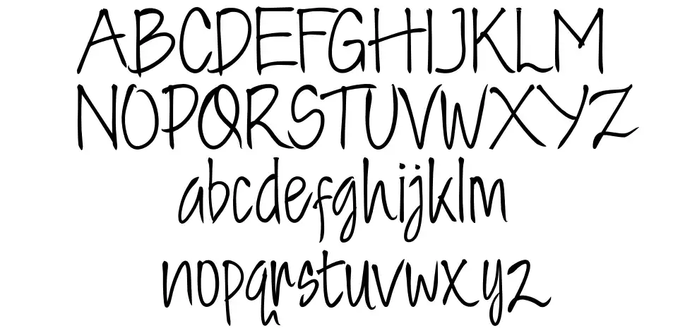 Butterlatefont specimens
