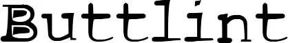 Buttlint