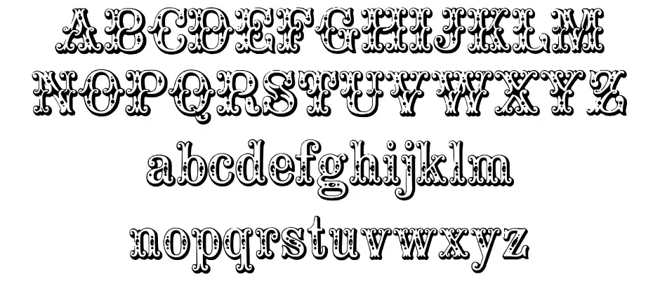 Byzantine Espécimes Byzantinefont specimens