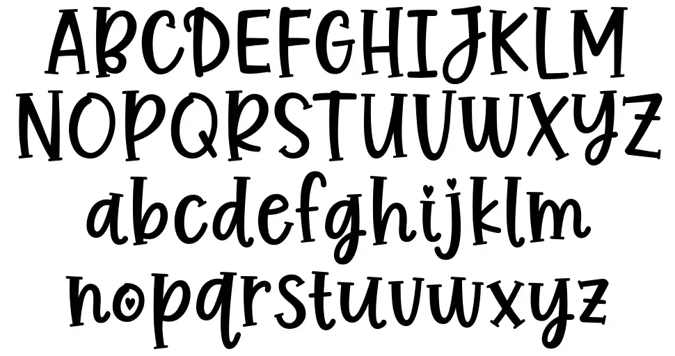 Calm Down Beibehfont specimens