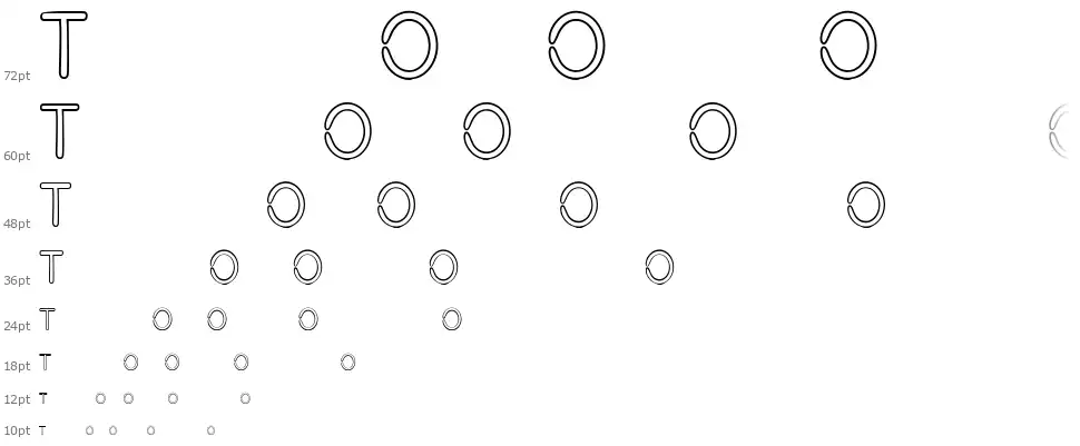Cartoon Sketchfont waterfall