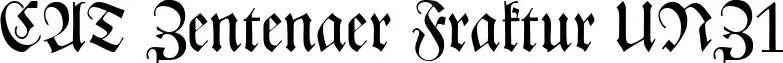 CAT Zentenaer Fraktur UNZ1