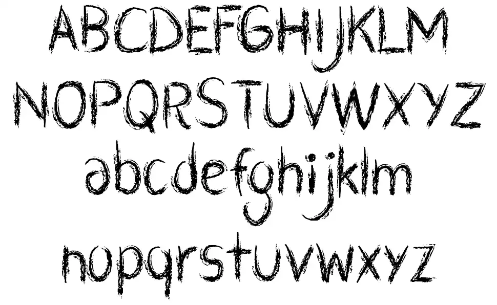 CF Zombie Partyfont specimens