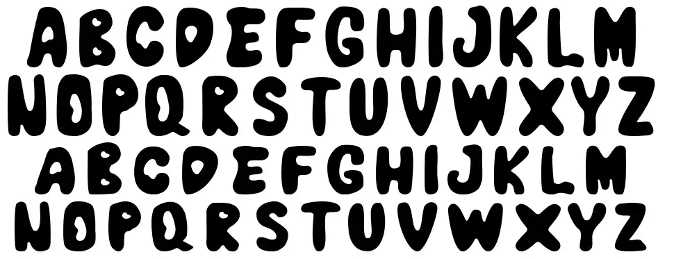 Cheerful Kidsfont specimens
