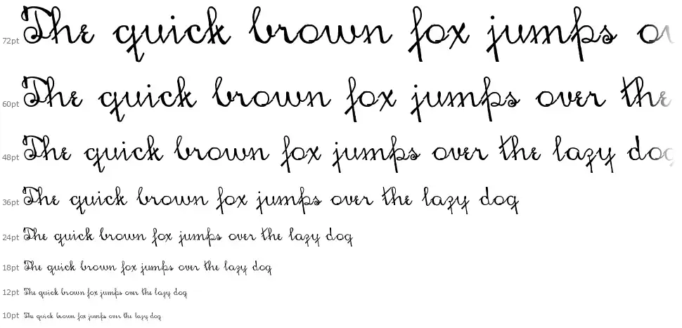 Chicago Script of 14,667 Cascata Chicago Script of 14,667font waterfall