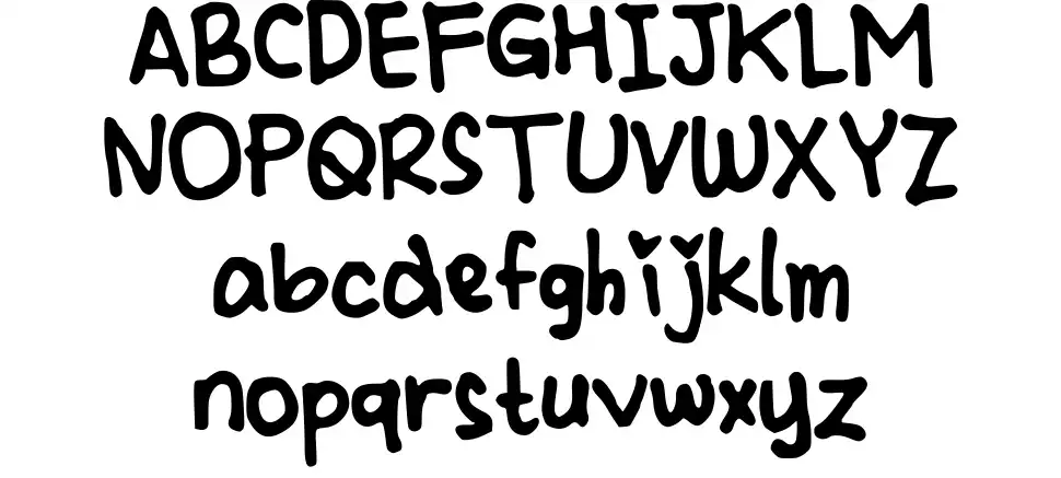 Cindyyo Boldfont specimens