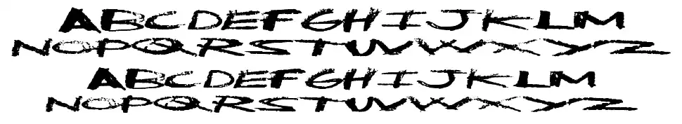 Clean Dirtyfont specimens