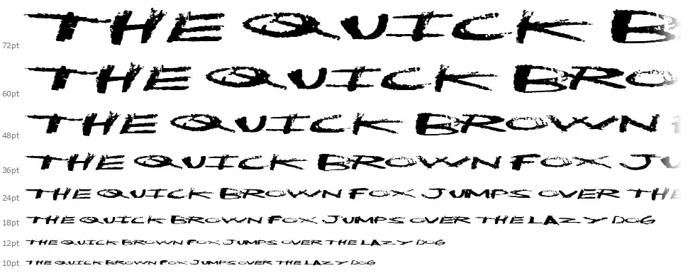 Clean Dirtyfont waterfall