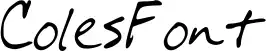 ColesFont