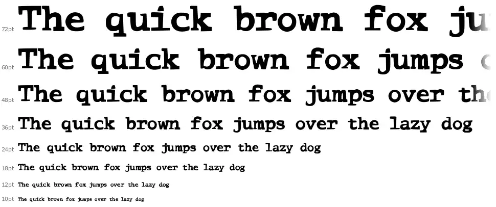 Comic Typefont waterfall