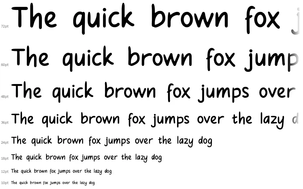 Comicbonfont waterfall