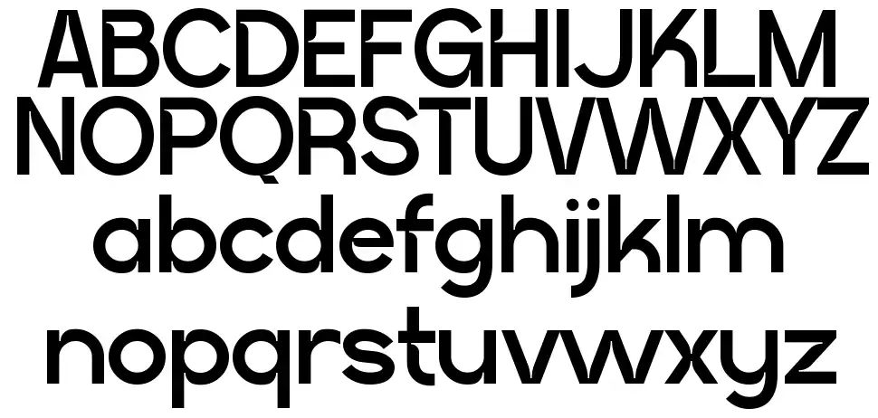 Contrailfont specimens