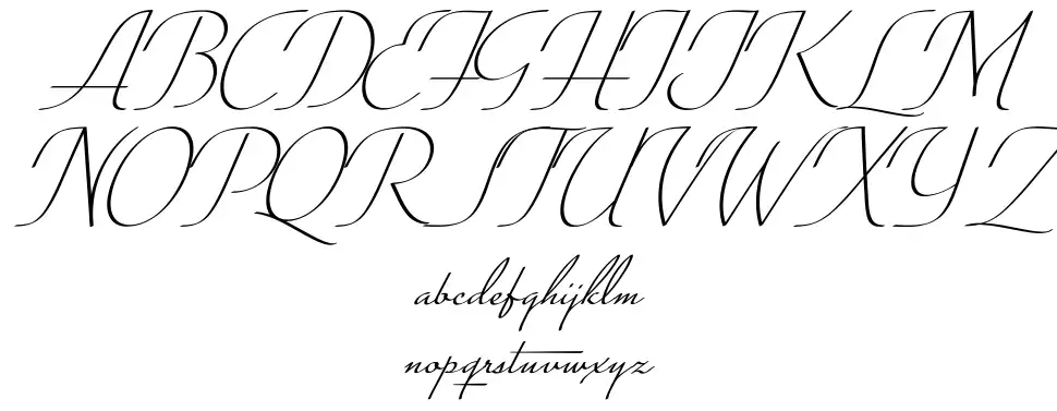Conture Scriptfont specimens