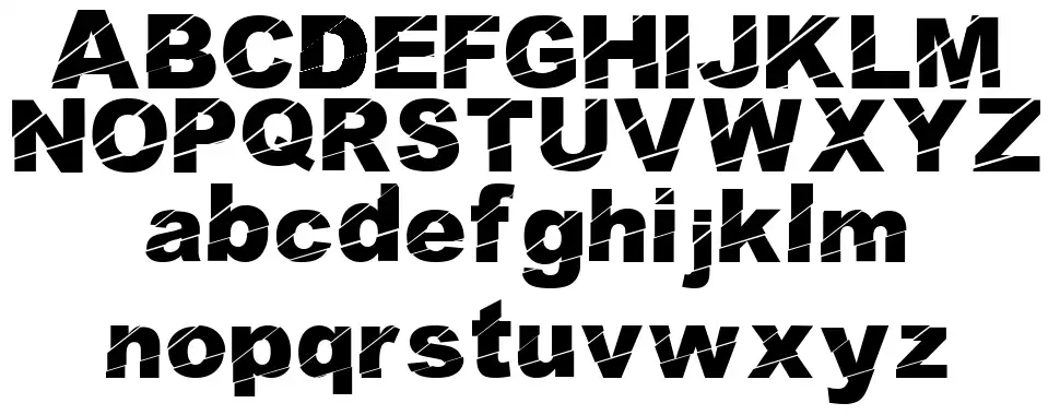 Cosmical Disfasefont specimens