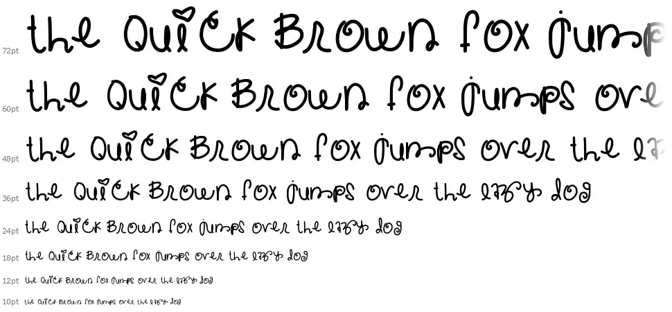 Cracked My Toothfont waterfall