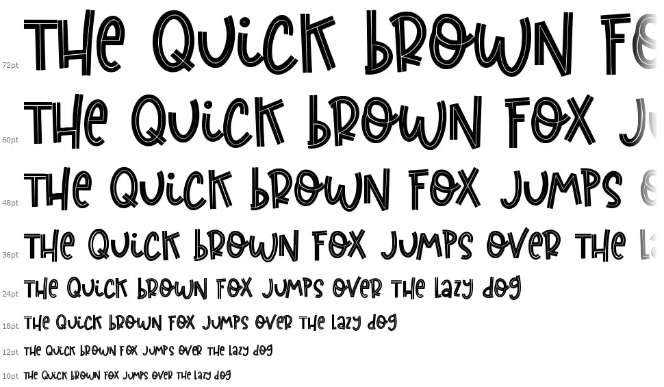 Curious Monkeyfont waterfall
