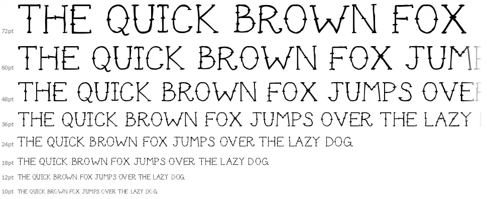Cute Tattoofont waterfall