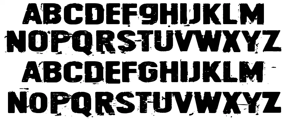 Cybrpnukfont specimens