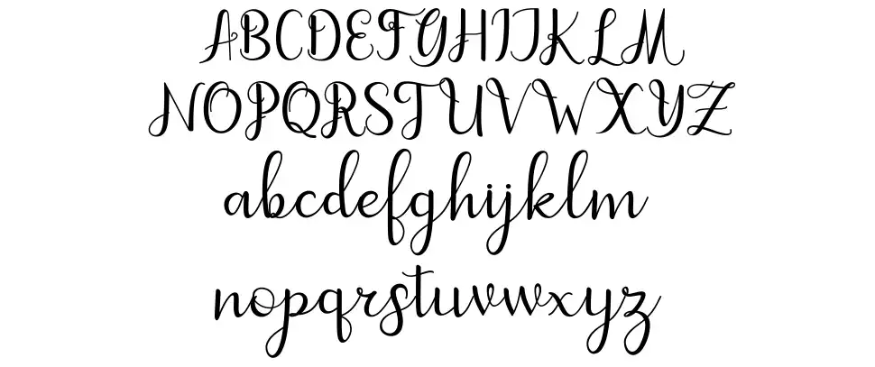Dahlia Scriptfont specimens