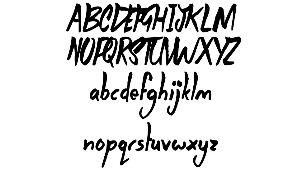 Darkside of the Morningfont specimens