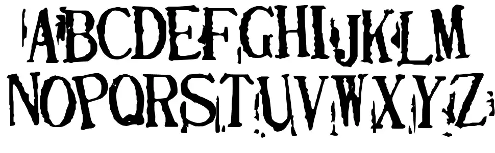 Depressionist 2font specimens