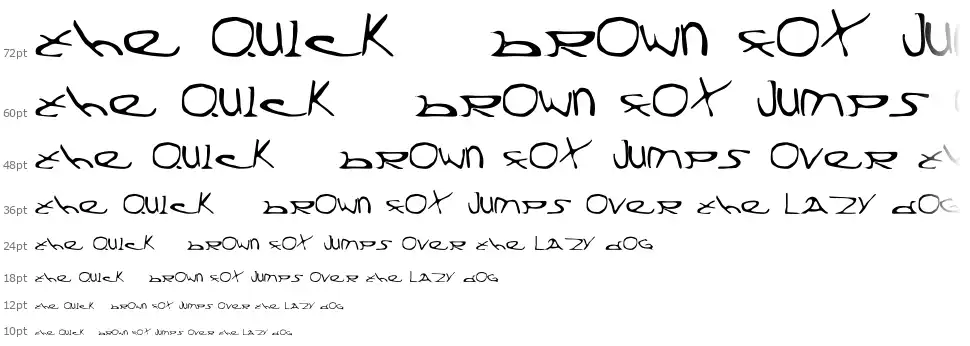 Division Xfont waterfall