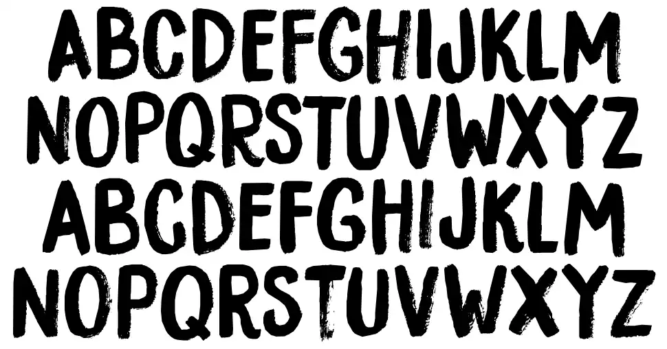 DK Bocadillofont specimens