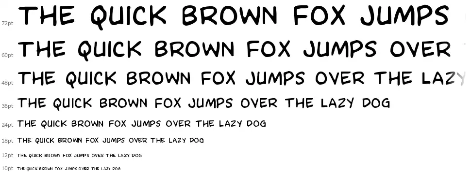 Domino Mask Condensedfont waterfall