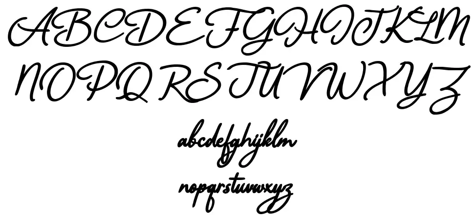 Douceur des Corbeauxfont specimens
